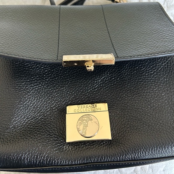 VERSACE LEATHER BAG - Picture 3 of 5